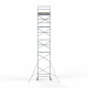 Alumīnija tornis 135х190 cm 12,2m darba augstums* ar oglekļa platformu Alumīnija tornis 135х190 cm 12,2m darba augstums* ar oglekļa platformu