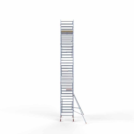 Alumīnija tornis 135х190 cm 11,2m darba augstums* ar oglekļa platformu Alumīnija tornis 135х190 cm 11,2m darba augstums* ar oglekļa platformu