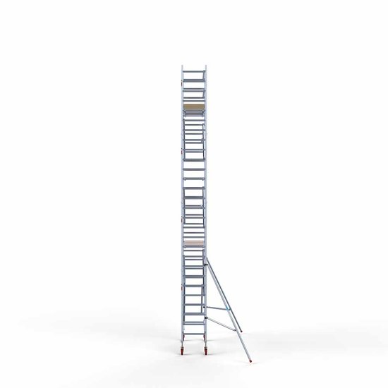 Alumīnija tornis 75х190 cm 9,2m darba augstums* ar oglekļa platformu Alumīnija tornis 75х190 cm 9,2m darba augstums* ar oglekļa platformu