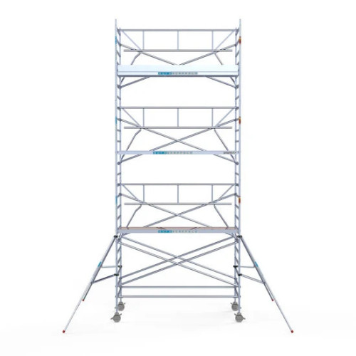 Solar scaffold Aluminum scaffold tower 135х305 8,2m working height* including Solar lift and Safeguard roof edge protection