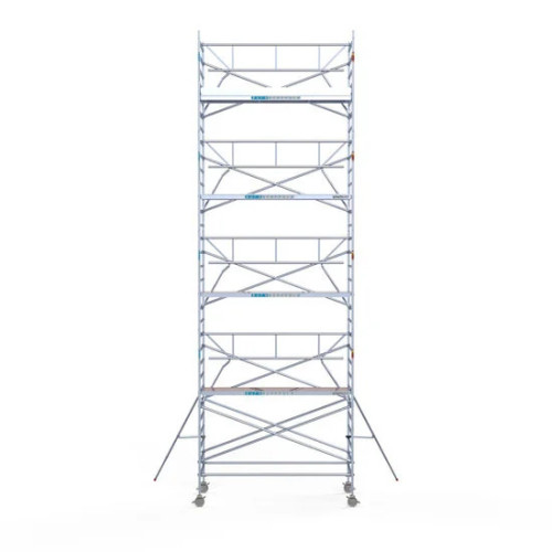 Solar scaffold Aluminum scaffold tower 135х305 10,2m working height* including Solar lift and Safeguard roof edge protection