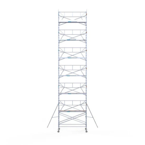 Solar scaffold Aluminum scaffold tower 135х305 14,2m working height including Solar lift