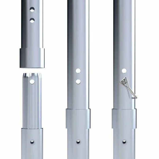 Guardrail frame 1 m, 75 cm, 2 rungs Guardrail frame 1 m, 75 cm, 2 rungs