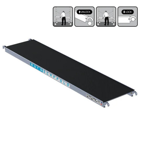 Карбонавая платформа без люка 250x60 см