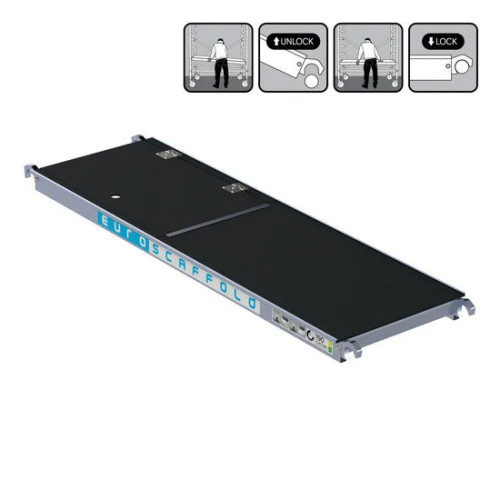 Карбонавая платформа с люком 190x60 см