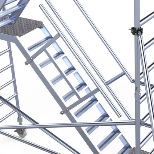 Sees käsipuu tellingu trepp