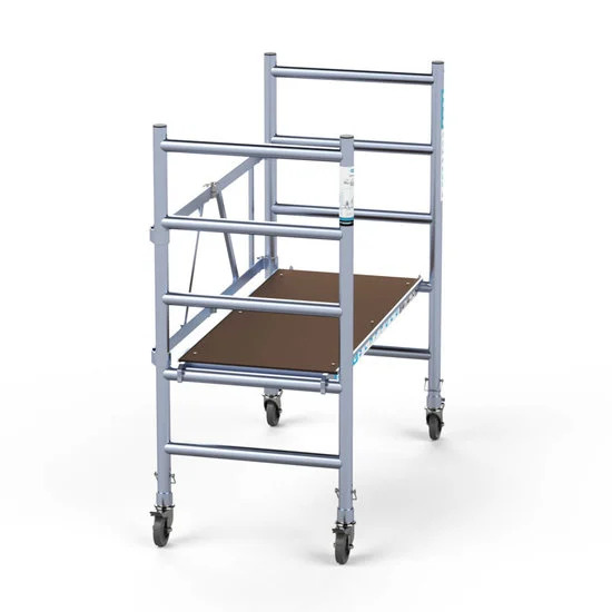 Kokkupandav alumiiniumtelling / maalripukk Compact 1 3 m töökõrgus* Kokkupandav alumiiniumtelling / maalripukk Compact 1 3 m töökõrgus*