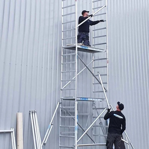 Kokkupandav alumiiniumtelling Compact 1+2+3+4 7,5 m töökõrgus*