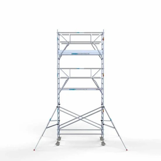 Alumiiniumtellingud 135х250 7,2 m töökõrgus* Carbon koos kokkupandavate piiretega mõlemal poolel Alumiiniumtellingud 135х250 7,2 m töökõrgus* Carbon koos kokkupandavate piiretega mõlemal poolel