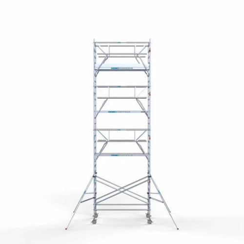 Alumiiniumtellingud 135х250 9,2 m töökõrgus* Carbon koos kokkupandavate piiretega mõlemal poolel