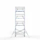 Alumiiniumtellingud 135х250 9,2 m töökõrgus* Carbon koos kokkupandavate piiretega mõlemal poolel