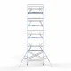 Alumiiniumtellingud 135х250 10,2 m töökõrgus* Carbon koos kokkupandavate piiretega mõlemal poolel
