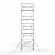 Alumiiniumtellingud 135х250 10,2 m töökõrgus* koos kokkupandavate piiretega mõlemal poolel Alumiiniumtellingud 135х250 10,2 m töökõrgus* koos kokkupandavate piiretega mõlemal poolel