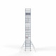 Alumiiniumtellingud 135х250 11,2 m töökõrgus* koos kokkupandavate piiretega mõlemal poolel Alumiiniumtellingud 135х250 11,2 m töökõrgus* koos kokkupandavate piiretega mõlemal poolel
