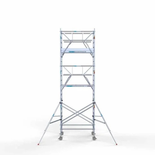 Alumiiniumtellingud 135х190 7,2 m töökõrgus* Carbon koos kokkupandavate piiretega mõlemal poolel