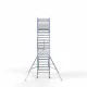 Alumiiniumtellingud 135х190 7,2 m töökõrgus* Carbon koos kokkupandavate piiretega mõlemal poolel Alumiiniumtellingud 135х190 7,2 m töökõrgus* Carbon koos kokkupandavate piiretega mõlemal poolel