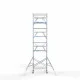 Alumiiniumtellingud 135х190 9,2 m töökõrgus* Carbon koos kokkupandavate piiretega mõlemal poolel