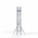 Alumiiniumtellingud 135х190 9,2 m töökõrgus* Carbon koos kokkupandavate piiretega mõlemal poolel