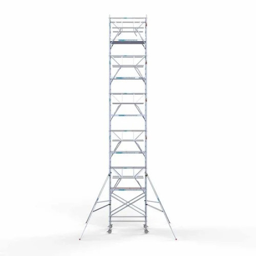 Alumiiniumtellingud 135х190 12,2 m töökõrgus* koos kokkupandavate piiretega mõlemal poolel