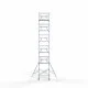 Alumiiniumtellingud 135х190 13,2 m töökõrgus* Carbon koos kokkupandavate piiretega mõlemal poolel