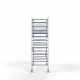 Alumiiniumtellingud 135х305 5,2 m töökõrgus* koos kokkupandavate piiretega mõlemal poolel Alumiiniumtellingud 135х305 5,2 m töökõrgus* koos kokkupandavate piiretega mõlemal poolel