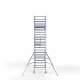 Alumiiniumtellingud 135х305 7,2 m töökõrgus* Carbon koos kokkupandavate piiretega mõlemal poolel