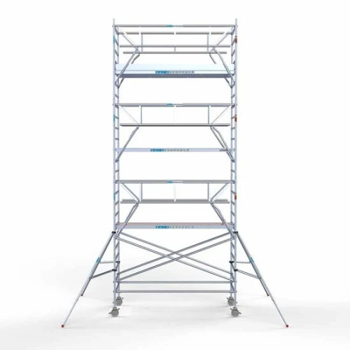 Alumiiniumtellingud 135х305 8,2 m töökõrgus* koos kokkupandavate piiretega mõlemal poolel