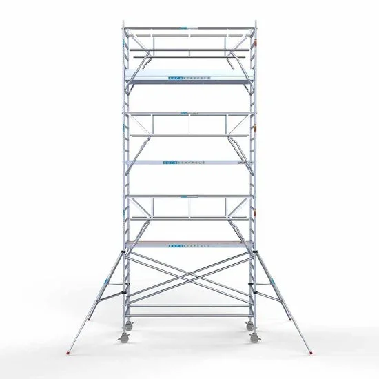 Alumiiniumtellingud 135х305 8,2 m töökõrgus* koos kokkupandavate piiretega mõlemal poolel