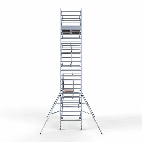 Alumiiniumtellingud 135х305 8,2 m töökõrgus* koos kokkupandavate piiretega mõlemal poolel