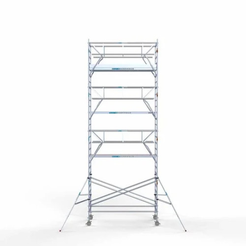 Alumiiniumtellingud 135х305 9,2 m töökõrgus* Carbon koos kokkupandavate piiretega mõlemal poolel