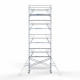 Alumiiniumtellingud 135х305 10,2 m töökõrgus* Carbon koos kokkupandavate piiretega mõlemal poolel Alumiiniumtellingud 135х305 10,2 m töökõrgus* Carbon koos kokkupandavate piiretega mõlemal poolel