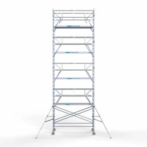 Alumiiniumtellingud 135х305 10,2 m töökõrgus* koos kokkupandavate piiretega mõlemal poolel