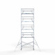 Alumiiniumtellingud 135х305 11,2 m töökõrgus* koos kokkupandavate piiretega mõlemal poolel Alumiiniumtellingud 135х305 11,2 m töökõrgus* koos kokkupandavate piiretega mõlemal poolel