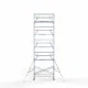 Alumiiniumtellingud 135х305 11,2 m töökõrgus* koos kokkupandavate piiretega mõlemal poolel Alumiiniumtellingud 135х305 11,2 m töökõrgus* koos kokkupandavate piiretega mõlemal poolel