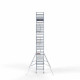 Alumiiniumtellingud 135х305 11,2 m töökõrgus* koos kokkupandavate piiretega mõlemal poolel Alumiiniumtellingud 135х305 11,2 m töökõrgus* koos kokkupandavate piiretega mõlemal poolel