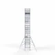 Alumiiniumtellingud 135х305 11,2 m töökõrgus* koos kokkupandavate piiretega mõlemal poolel Alumiiniumtellingud 135х305 11,2 m töökõrgus* koos kokkupandavate piiretega mõlemal poolel