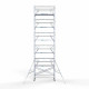 Alumiiniumtellingud 135х305 12,2 m töökõrgus* koos kokkupandavate piiretega mõlemal poolel Alumiiniumtellingud 135х305 12,2 m töökõrgus* koos kokkupandavate piiretega mõlemal poolel