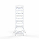 Alumiiniumtellingud 135х305 13,2 m töökõrgus* koos kokkupandavate piiretega mõlemal poolel Alumiiniumtellingud 135х305 13,2 m töökõrgus* koos kokkupandavate piiretega mõlemal poolel