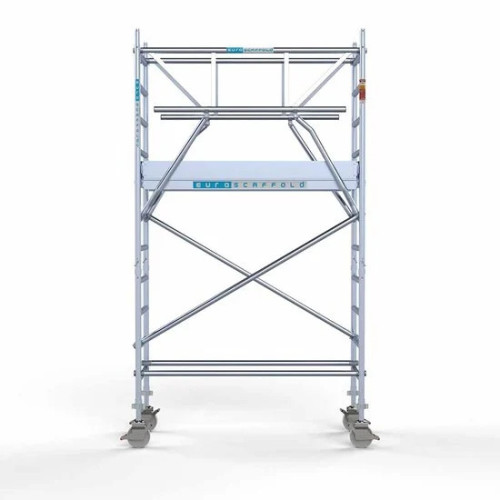 Alumiiniumtellingud 75х190 4,2 m töökõrgus* Carbon koos kokkupandavate piiretega mõlemal poolel