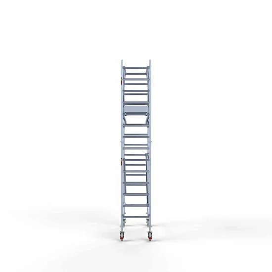 Alumiiniumtellingud 75х190 5,2 m töökõrgus* koos kokkupandavate piiretega mõlemal poolel Alumiiniumtellingud 75х190 5,2 m töökõrgus* koos kokkupandavate piiretega mõlemal poolel