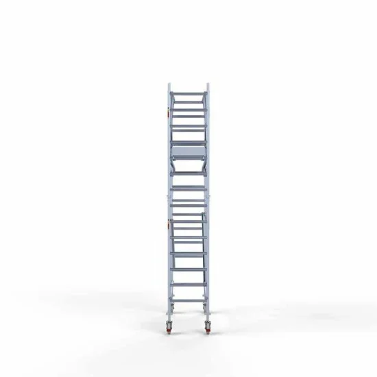 Alumiiniumtellingud 75х190 5,2 m töökõrgus* koos kokkupandavate piiretega mõlemal poolel Alumiiniumtellingud 75х190 5,2 m töökõrgus* koos kokkupandavate piiretega mõlemal poolel