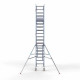 Alumiiniumtellingud 75х190 6,2 m töökõrgus* Carbon koos kokkupandavate piiretega mõlemal poolel Alumiiniumtellingud 75х190 6,2 m töökõrgus* Carbon koos kokkupandavate piiretega mõlemal poolel