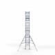 Alumiiniumtellingud 75х190 7,2 m töökõrgus* Carbon koos kokkupandavate piiretega mõlemal poolel Alumiiniumtellingud 75х190 7,2 m töökõrgus* Carbon koos kokkupandavate piiretega mõlemal poolel