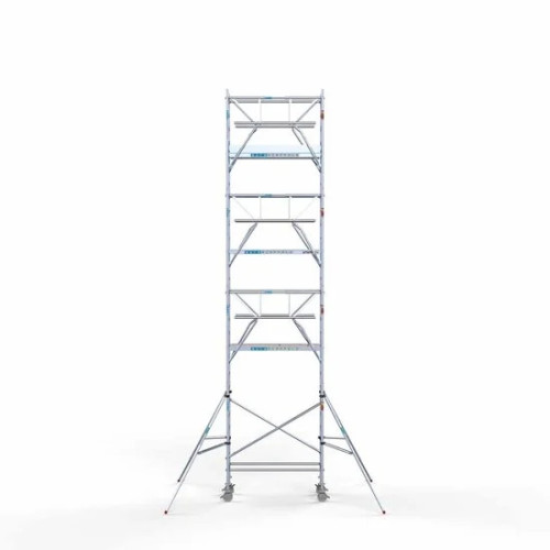 Alumiiniumtellingud 75х190 9,2 m töökõrgus* Carbon koos kokkupandavate piiretega mõlemal poolel