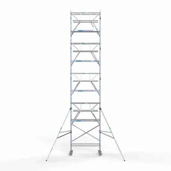 Alumiiniumtellingud 75х190 10,2 m töökõrgus* koos kokkupandavate piiretega mõlemal poolel Alumiiniumtellingud 75х190 10,2 m töökõrgus* koos kokkupandavate piiretega mõlemal poolel