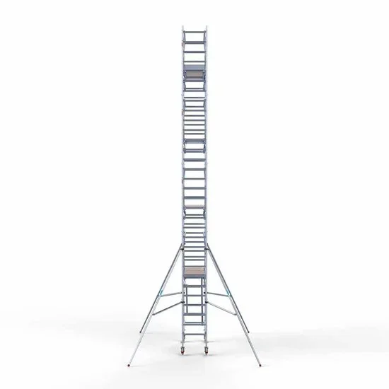 Alumiiniumtellingud 75х190 10,2 m töökõrgus* koos kokkupandavate piiretega mõlemal poolel Alumiiniumtellingud 75х190 10,2 m töökõrgus* koos kokkupandavate piiretega mõlemal poolel