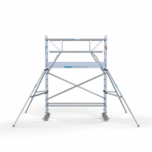 Alumiiniumtellingud 75х250 4,2 m töökõrgus* Carbon koos kokkupandavate piiretega mõlemal poolel