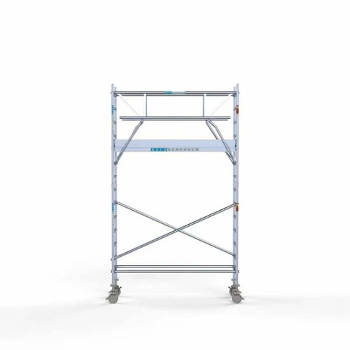 Alumiiniumtellingud 75х250 5,2 m töökõrgus* Carbon koos kokkupandavate piiretega mõlemal poolel