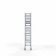 Alumiiniumtellingud 75х250 5,2 m töökõrgus* koos kokkupandavate piiretega mõlemal poolel