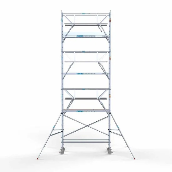 Alumiiniumtellingud 75х250 8,2 m töökõrgus* Carbon koos kokkupandavate piiretega mõlemal poolel Alumiiniumtellingud 75х250 8,2 m töökõrgus* Carbon koos kokkupandavate piiretega mõlemal poolel